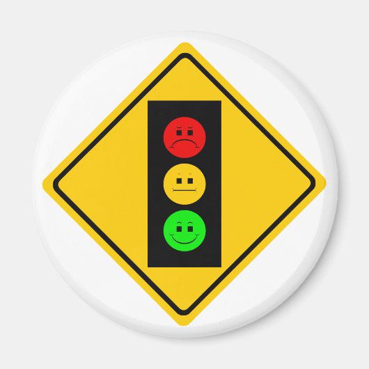 Moody Stoplight Ahead Magneet (Voorkant)