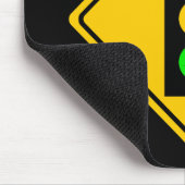 Moody Stoplight Ahead Muismat (Hoek)