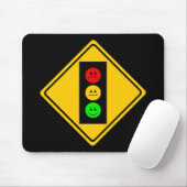 Moody Stoplight Ahead Muismat (Met muis)