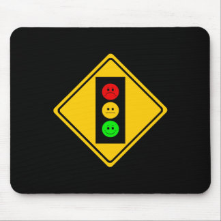 Moody Stoplight Ahead Muismat