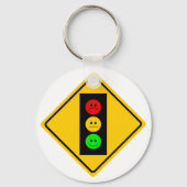 Moody Stoplight Ahead Sleutelhanger (Voorkant)