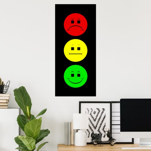 Moody Stoplight Poster (Thuiskantoor)