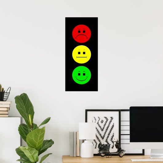 Moody Stoplight Poster (Thuiskantoor)