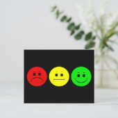 Moody Stoplight Trio Briefkaart (Staand voorkant)