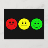 Moody Stoplight Trio Briefkaart (Voorkant)