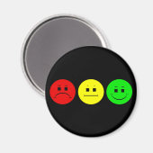 Moody Stoplight Trio Magneet (Voorkant / Achterkant)