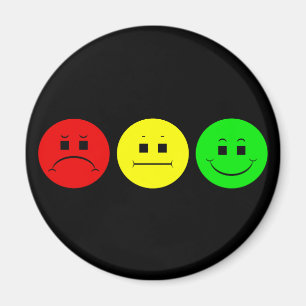 Moody Stoplight Trio Magneet