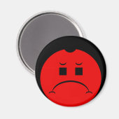 Moody Stoplight Trio Ron Buckstopper Gezicht Magneet (Voorkant / Achterkant)