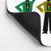 Moody Stoplight Trio Speed Limit Mustachio Muismat (Hoek)