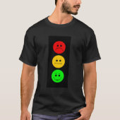 Moody Stoplight verkeerssignaal geconfronteerd met T-shirt (Voorkant)