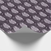 Moody Swan Ornaments Cadeaupapier (Hoek)