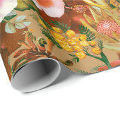  Moody Tropical Blooms Cadeaupapier (Rol Hoek)