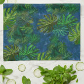 Moody Tropical Night Kitchen Towels Theedoek (Gevouwen)