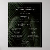 Moody Tropics Huwelijksprogramma Poster (Voorkant)