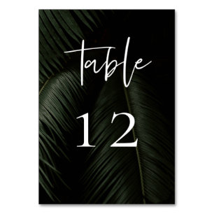 Moody Tropics Wedding Kaart