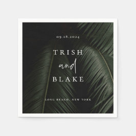 Moody Tropics Wedding Servet