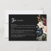 Moody Trouwdetails Behuizing Kaart (Voorkant)