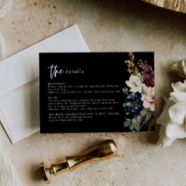Moody Trouwdetails Behuizing Kaart