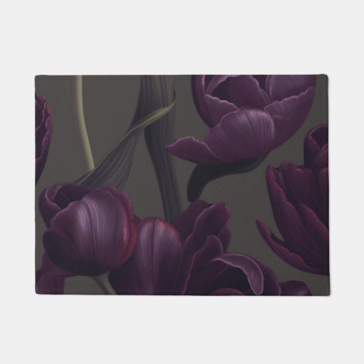 Moody Tulip Doormat Deurmat (Voorkant)