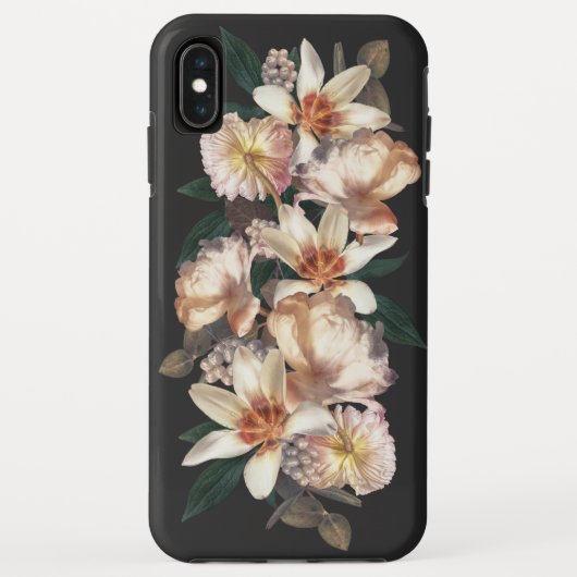 Moody Tulips en Berries botanisch Case-Mate iPhone Case (Achterkant)