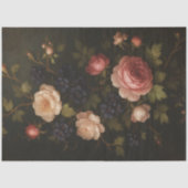  Moody Vintage Rose Tissuepapier (Voorkant)