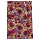 Moody Vlinders en Zonnebloemen Medium Cadeauzakje (Voorkant)