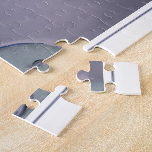 Moody Water Lily met Border Legpuzzel (Zijkant)