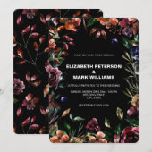 Moody Waterverf Florals Lijst Weddenschap (Voorkant / Achterkant)