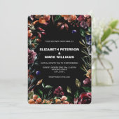 Moody Waterverf Florals Lijst Weddenschap (Staand voorkant)