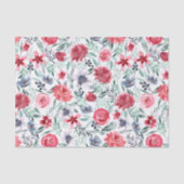 Moody Waterverf Florals Tissuepapier (Voorkant)