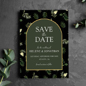 Moody Waterverf Modern Rustiek Elegant Huwelijk Save The Date