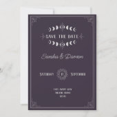Moody Wedding Save the Date (Voorkant)