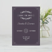 Moody Wedding Save the Date (Staand voorkant)