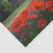 Moody Weer Barn en Poppies Tissuepapier (Detail)