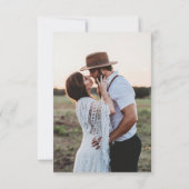 Moody White Peony Blush Roos Save The Date (Achterkant)