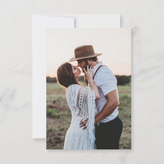 Moody White Peony Blush Roos Save The Date (Achterkant)