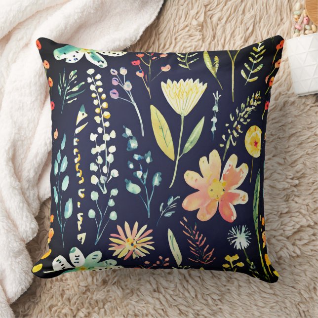 Moody wildflower pattern kussen (Deken)