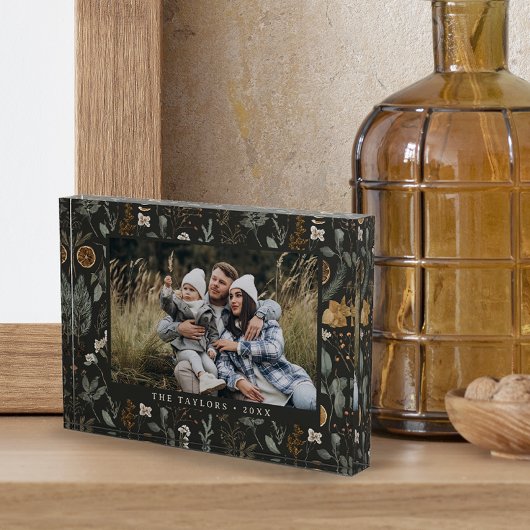 Moody Winter Botanical gepersonaliseerd Fotoblokken