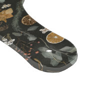 Moody Winter Botanische gepersonaliseerde keuken Snijplank (Hoek)