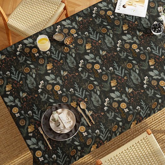 Moody Winter Botanische Kerstvakantie Tafelkleed