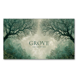 Moody Winter Forest Gotische Romance Magnetisch Visitekaartje