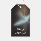 Moody Winter Night's Grote Kerstster Cadeaulabel (Voorkant)