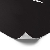 Moody Winter Night's Grote Kerstster Poster (Hoek)