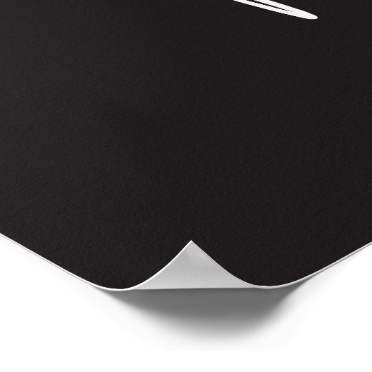 Moody Winter Night's Grote Kerstster Poster (Hoek)