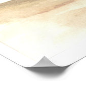 Moody wolken boven het Zee Poster (Hoek)