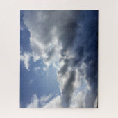 Moody wolken in Cornish blue sky Legpuzzel (Verticaal)