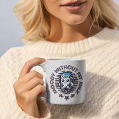 Moody zonder mijn melk Schattigee Koe Tweekleurige Koffiemok