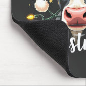 Mooey Christmas Funny Xmas Koe Cattle Lovers Muismat (Hoek)