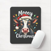Mooey Christmas Funny Xmas Koe Cattle Lovers Muismat (Met muis)
