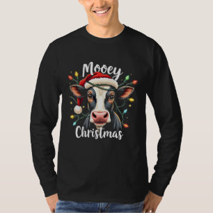 Mooey Christmas Funny Xmas Koe Cattle Lovers T-shirt